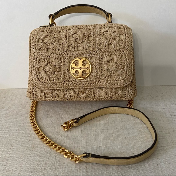 Tory Burch Handbags - TORY BURCH NWOT Raffia Crossbody Shoulder Bag